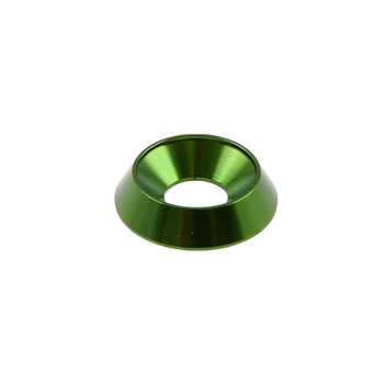 Ozdobna podkładka anodowana M8 zielona Racing Force