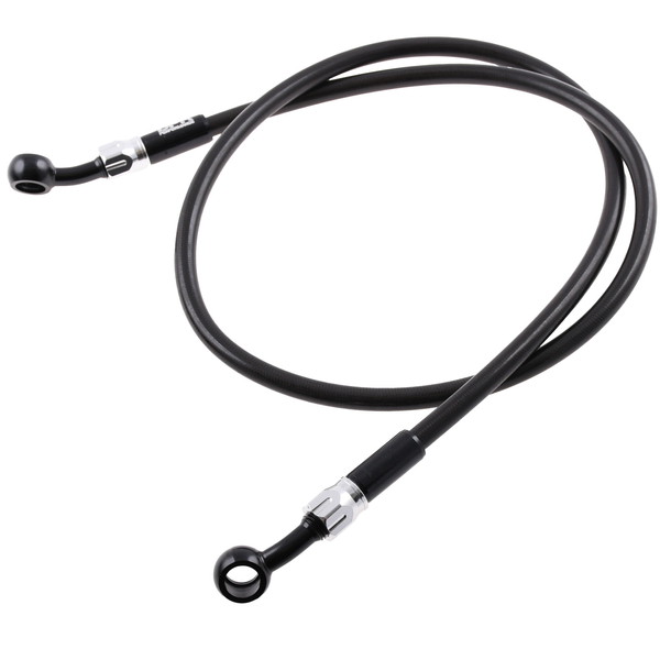 Przewód hamulcowy w oplocie czarno srebrny 90cm DPR Performance