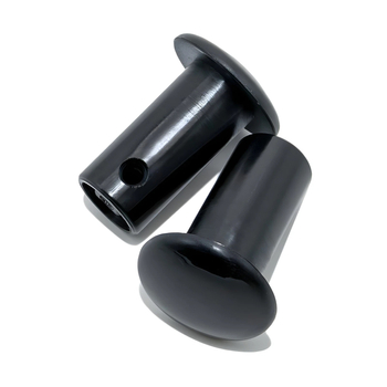 Zaślepki kierownicy czarne 2 sztuki Simson KR51 MZ TS MZA