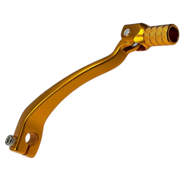 Dźwignia zmiany biegów aluminiowa złota dirtbike Kayo K2 K2L K4 K5 T2 T4