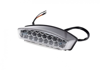 Lampa Tył Led Biały Klosz Lampa ATV QUAD 150 200 250 4T Homologacja E8