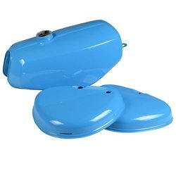 Zbiornik paliwa pokrywy boczne niebieski premium Simson S51 S60 S70 DPR