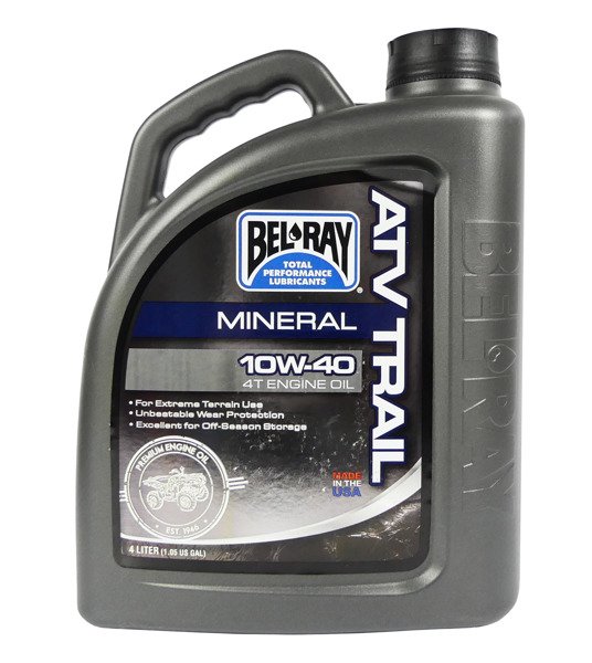 Olej bel-ray atv 10w40 mineralny 4l antykorozyjny