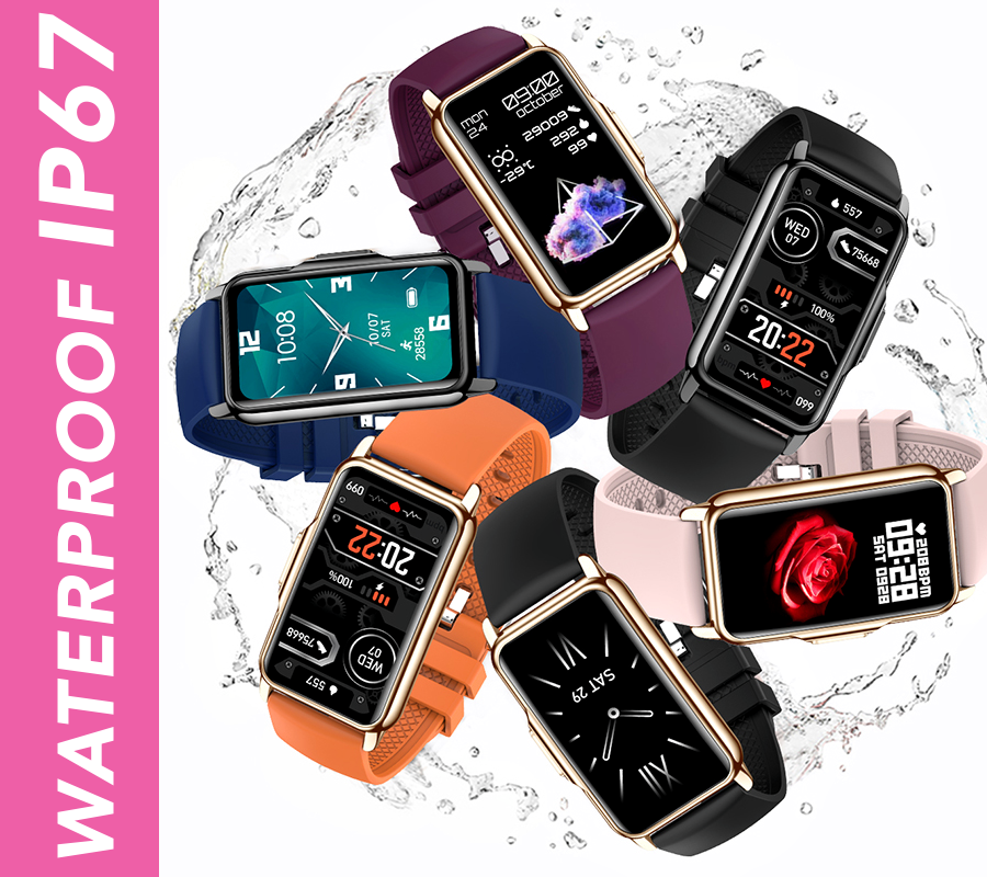 Smartwatch zegarek Rubicon RNCF04 czarny Bluetooth