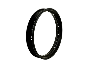 Obręcz felgi tylnej 1.85x16 czarna stalowa dirtbike Kayo K2L