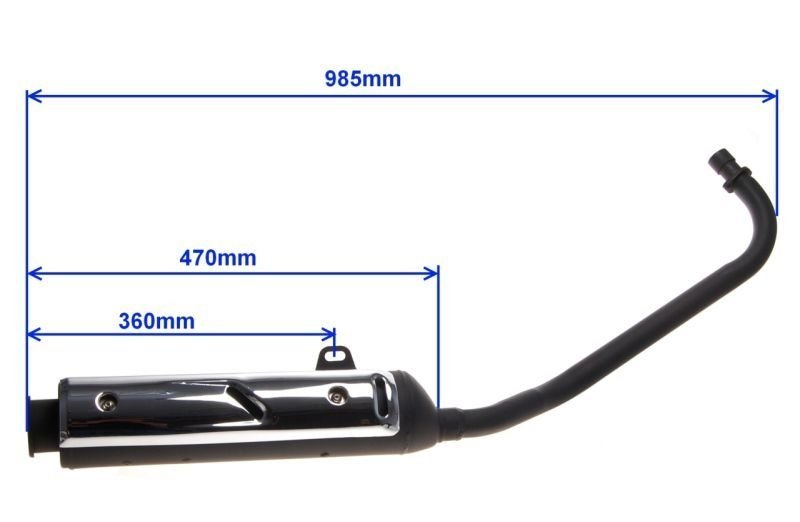 Tłumik z Kolankiem Neken Shaft Street Zumico