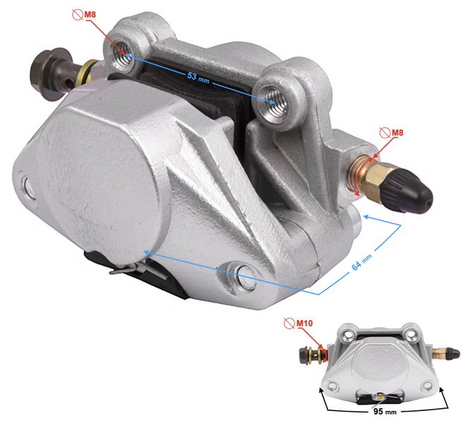 Zacisk hamulca tylnego do Quad ATV Barton Mikilon