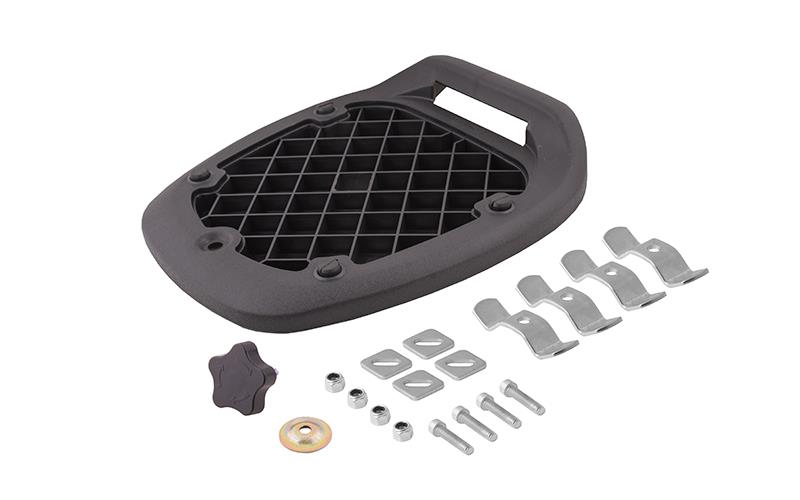 Kufer Moretti MR-808 28l czarny czerwony odblask skuter motorower motocykl