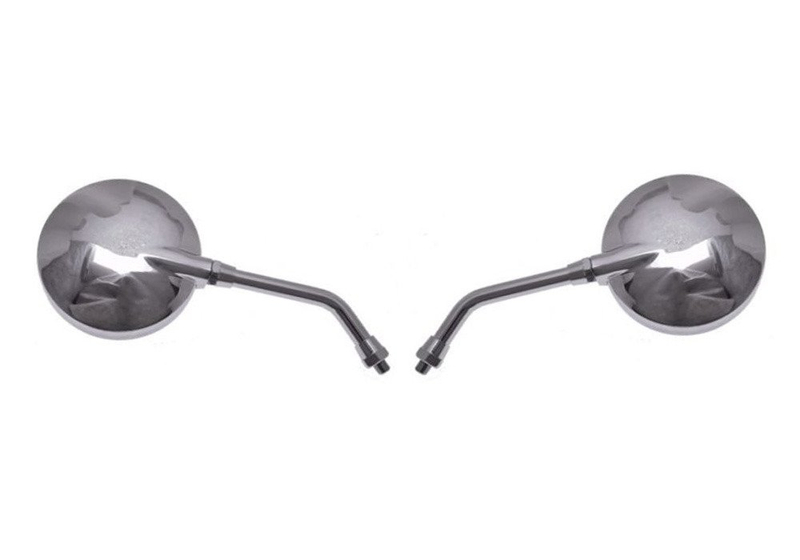 Lusterka lusterko stylowe okrągłe duże chrom 10mm