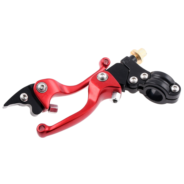 Dźwignie klamki hamulca i sprzęgła krótkie czerwone