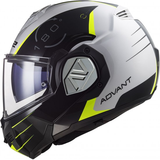 Kask szczękowy LS2 FF906 ADVANT CODEX WHITE BLACK
