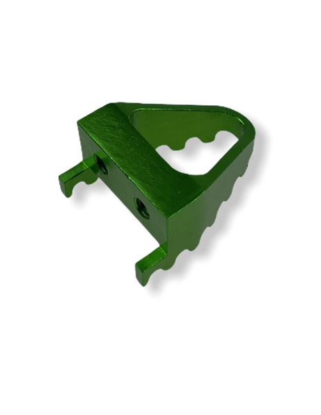 Końcówka dźwigni hamulca tylnego zielona CNC pitbike MRF 120 140 SM 160 SM-R