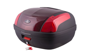 Kufer Moretti MR-889 46l czerwony czerwony odblask