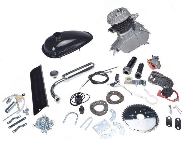 Silnik spalinowy do roweru 80cc 2T zestaw
