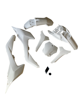 Plastiki kompletne białe dirtbike Kayo KT50 Kayo KT50 Mini