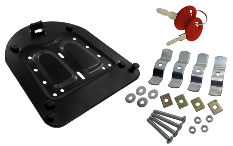 Kufer Motocyklowy wraz z płytą montażową model A07