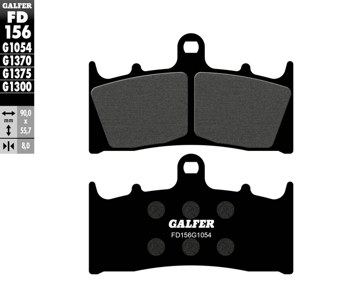 Galfer klocki hamulcowe KH188 półmetaliczne Kawasaki GPZ VN ZRX Suzuki GSX