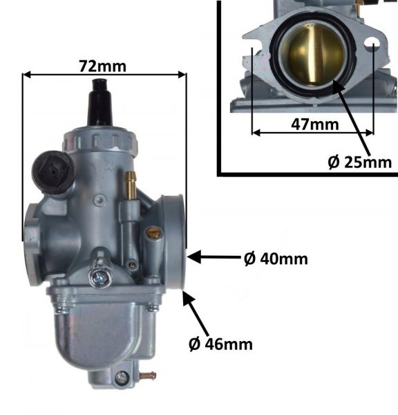 Gaźnik pitbike supermoto KAYO MRF PITGANG YCF 120 140 150 160 HQ RC SM TTR