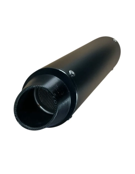 Tłumik owalny 38mm czarny pitbike MRF 120 SM TTR 140 HQ RC SM TTR 160-R SM