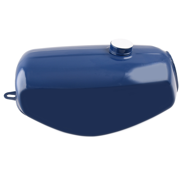 Zbiornik paliwa pokrywy boczne ciemny niebieski premium Simson Enduro DPR Classic