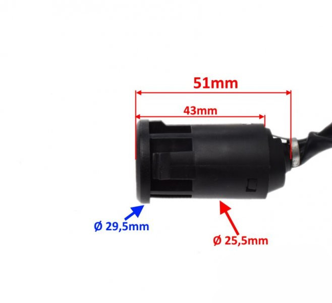 Stacyjka do atv bashan bs250s-5 quad komplet