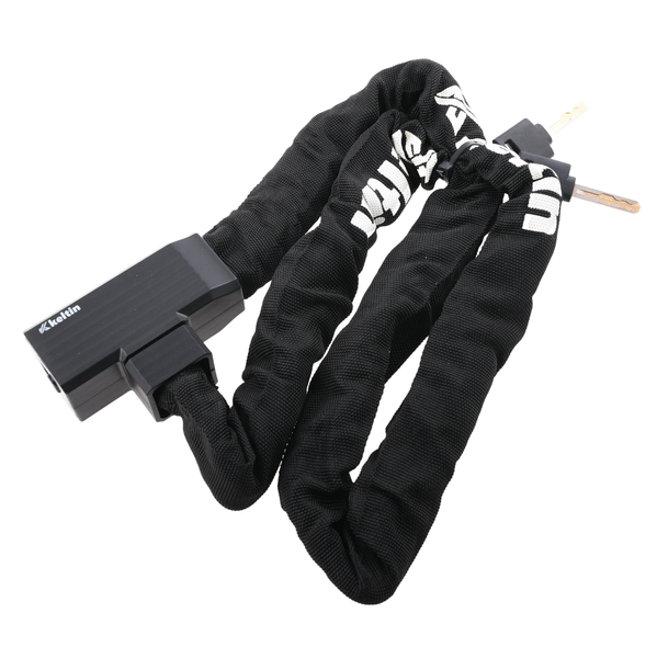 Zabezpieczenie zapięcie łańcuch na klucz motocyklowe rowerowe 8mm 120cm