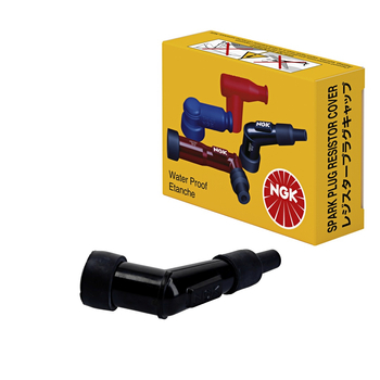NGK fajka zapłonowa świeca NR 8082 ebonitowa kątowa 120 kolor czarny YB05F