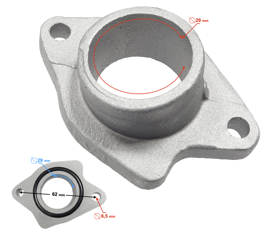 Króciec ssący cross Barton NXT 250