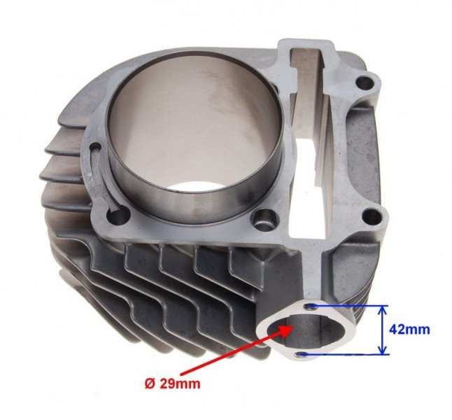 Cylinder 62,40 quad atv SHINERAY ATV200 ST-9 4T