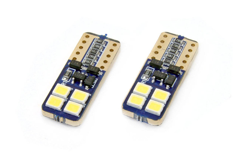 Żarówki T10 W5W 8Led SMD 2835 12/24V Białe CANBUS