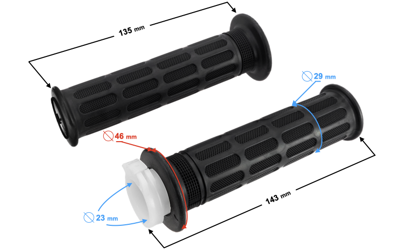 Manetki Komplet lewa + prawa komplet MR02