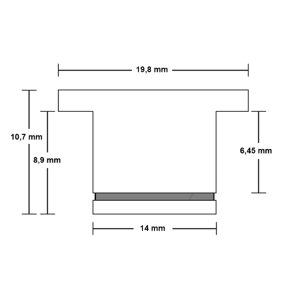 Tuleja JMP do tarcz hamulcowych podkładka seger BMW K100 1100 R850 1100