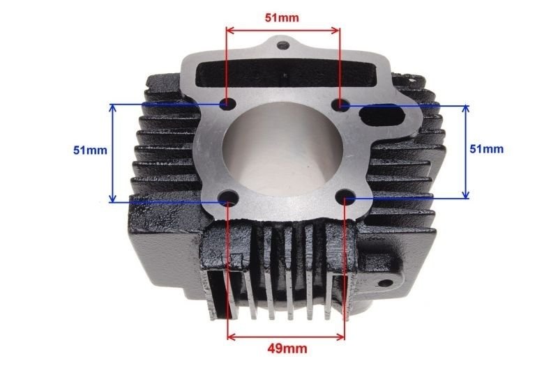 Cylinder Cross 125ccm 52,40mm 4T Bashan Lifan 152FMI