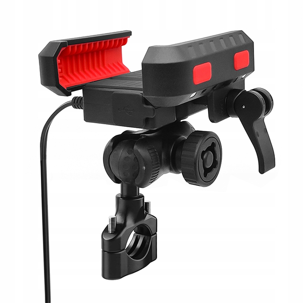 Uchwyt motocyklowy regulowany MC41 na telefon z ładowaniem CQ3.0 USB USB-C