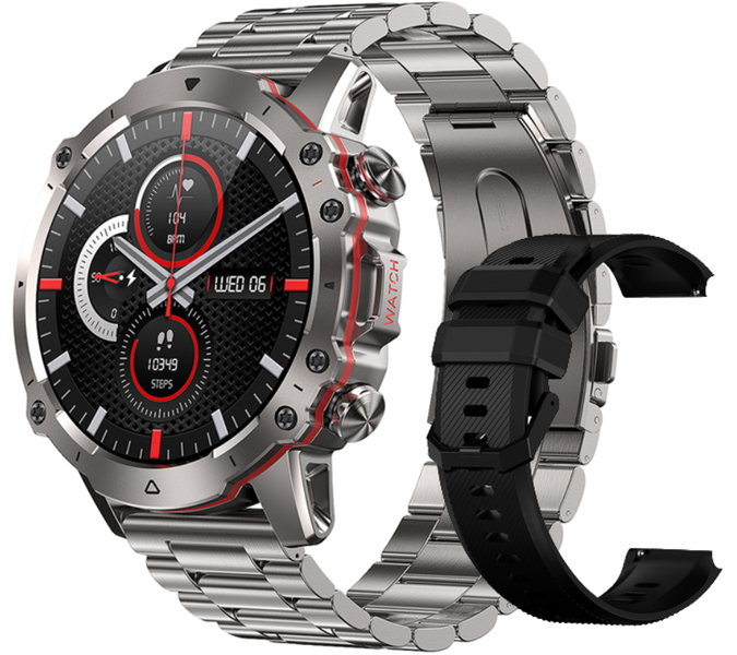 Smartwatch zegarek męski Rubicon RNCF18 tryby sportowe puls kroki SMS alarm