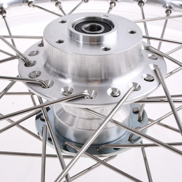 Koło jezdne 1,85x16 Simson S51 alu szprychy inox DPR