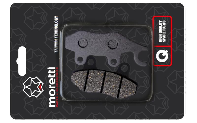 Klocki hamulcowe przednie motorower Barton TZR50N