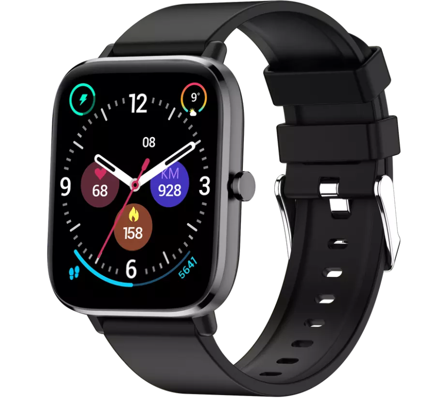 Smartwatch Rubicon RNCE79 grafitowy i czarny pasek