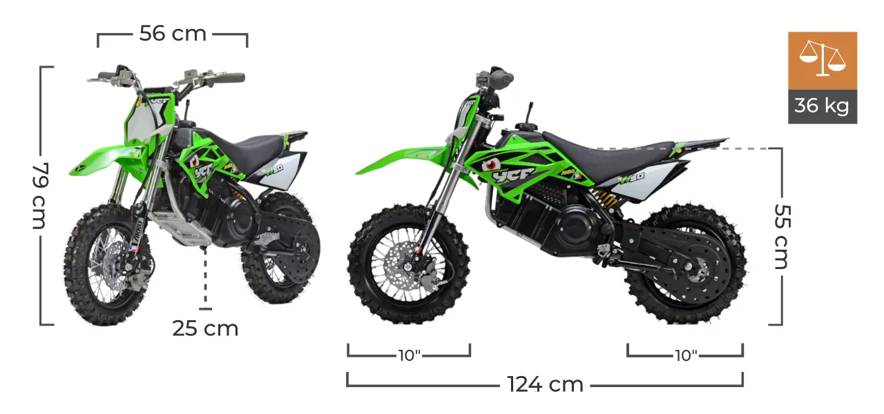Pit Bike YCF W50 elektryczny