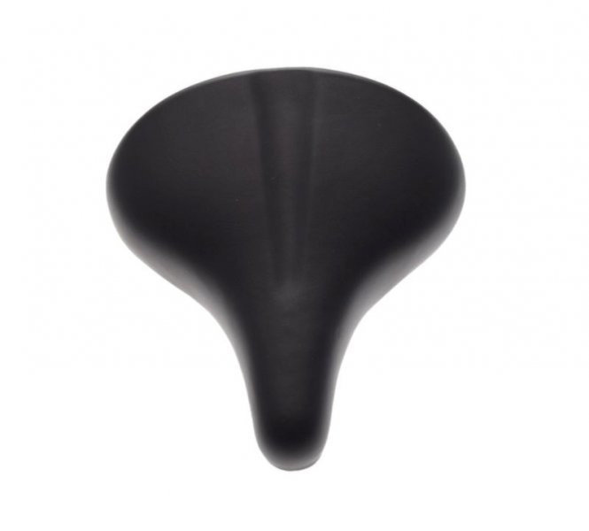 Siedzenie rowerowe na sprężynie szerokie czarne