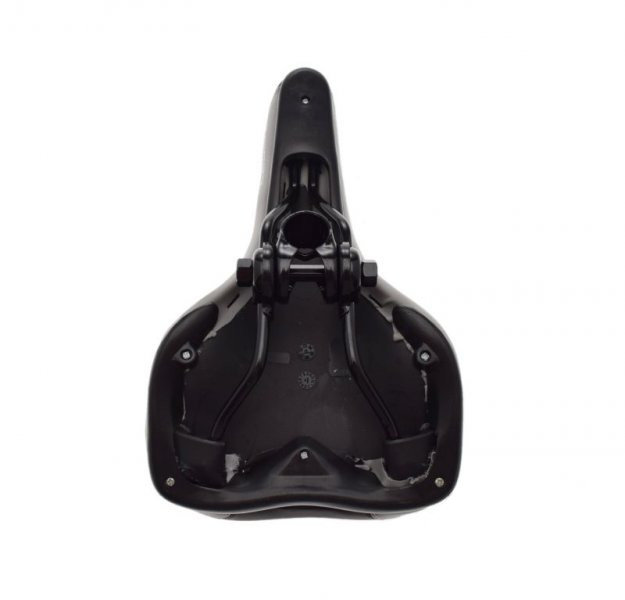 Siedzenie rowerowe mtb czarno/szare 275x185 poli