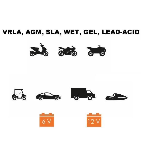 Ładowarka Akumulator Motocyklowy Samochodowy 6-12V