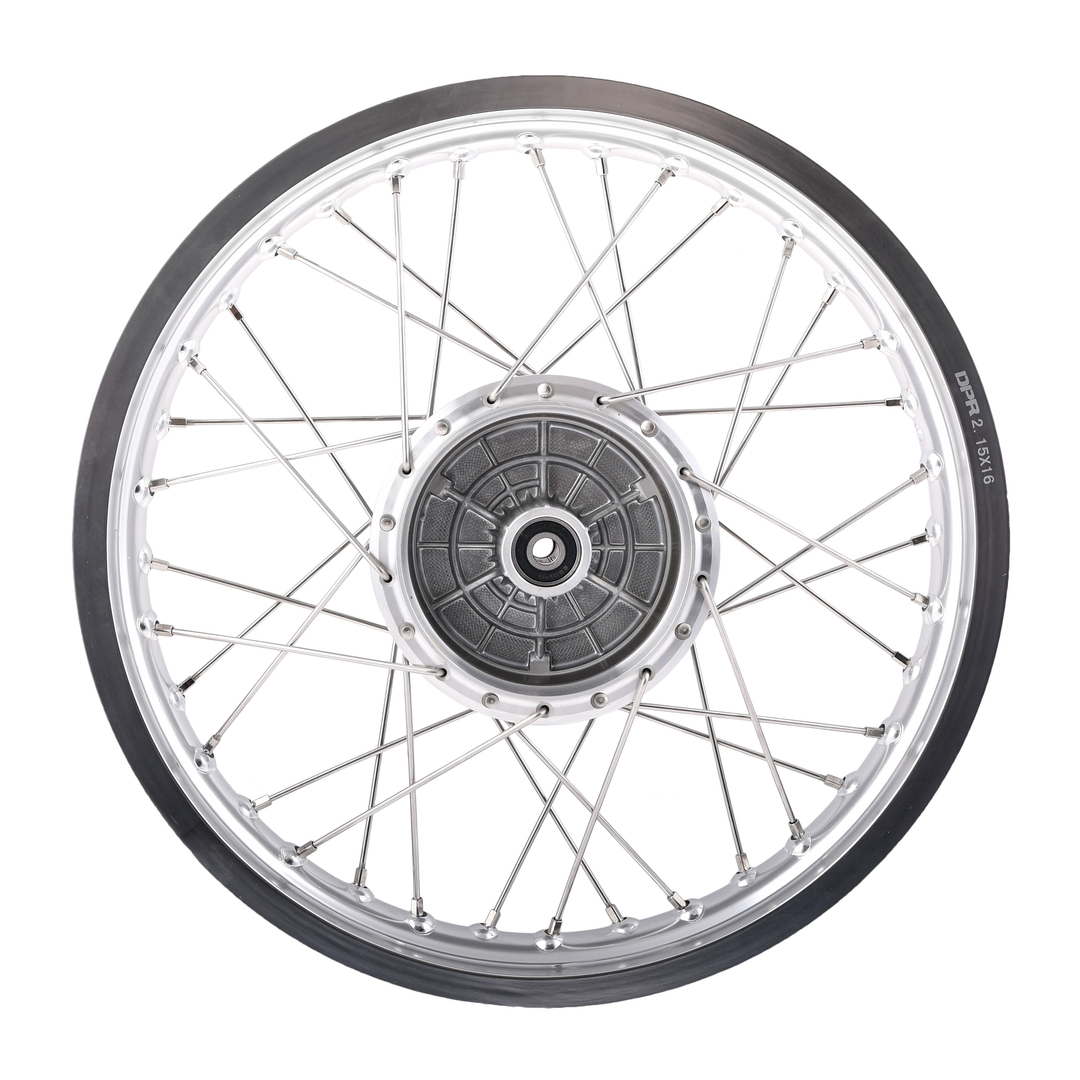 Koło jezdne 2,15x16 Simson S50/51/70 alu inox DPR