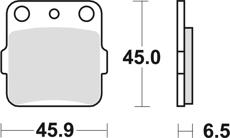 TRW klocki hamulcowe KH84/3 Honda CR Kawasaki KXF Suzuki LTZ Yamaha YZ YFM