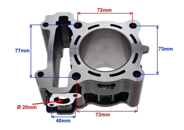 Cylinder 63mm ceramiczny yamaha yzf x-max x-city