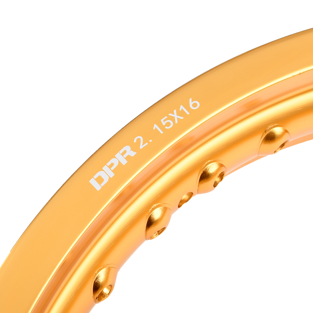 Obręcz koła aluminiowa złota 2,15x16 Simson MZ ETZ DPR Classic