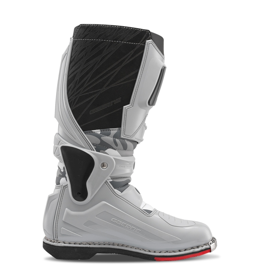 Gaerne buty motocyklowe Fastback Endurance cross enduro szaro czarno czerwone