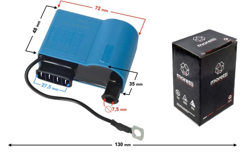Cewko Moduł zapłonowy Piaggio Minarelli AM6 4 piny