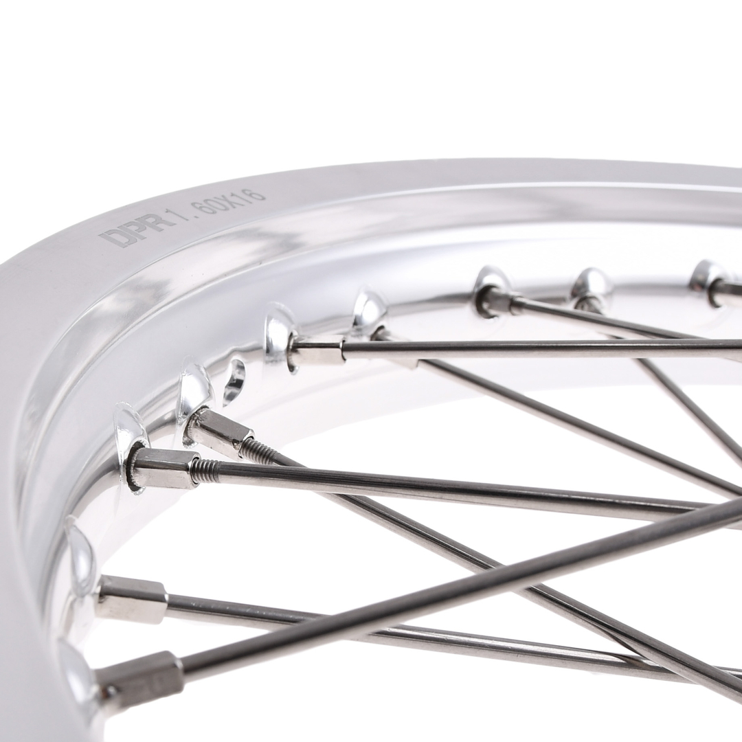 Koło jezdne 1,60x16 Simson S51 alu szprychy inox DPR