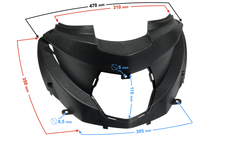 Obudowa centralna do skutera Falcon 2